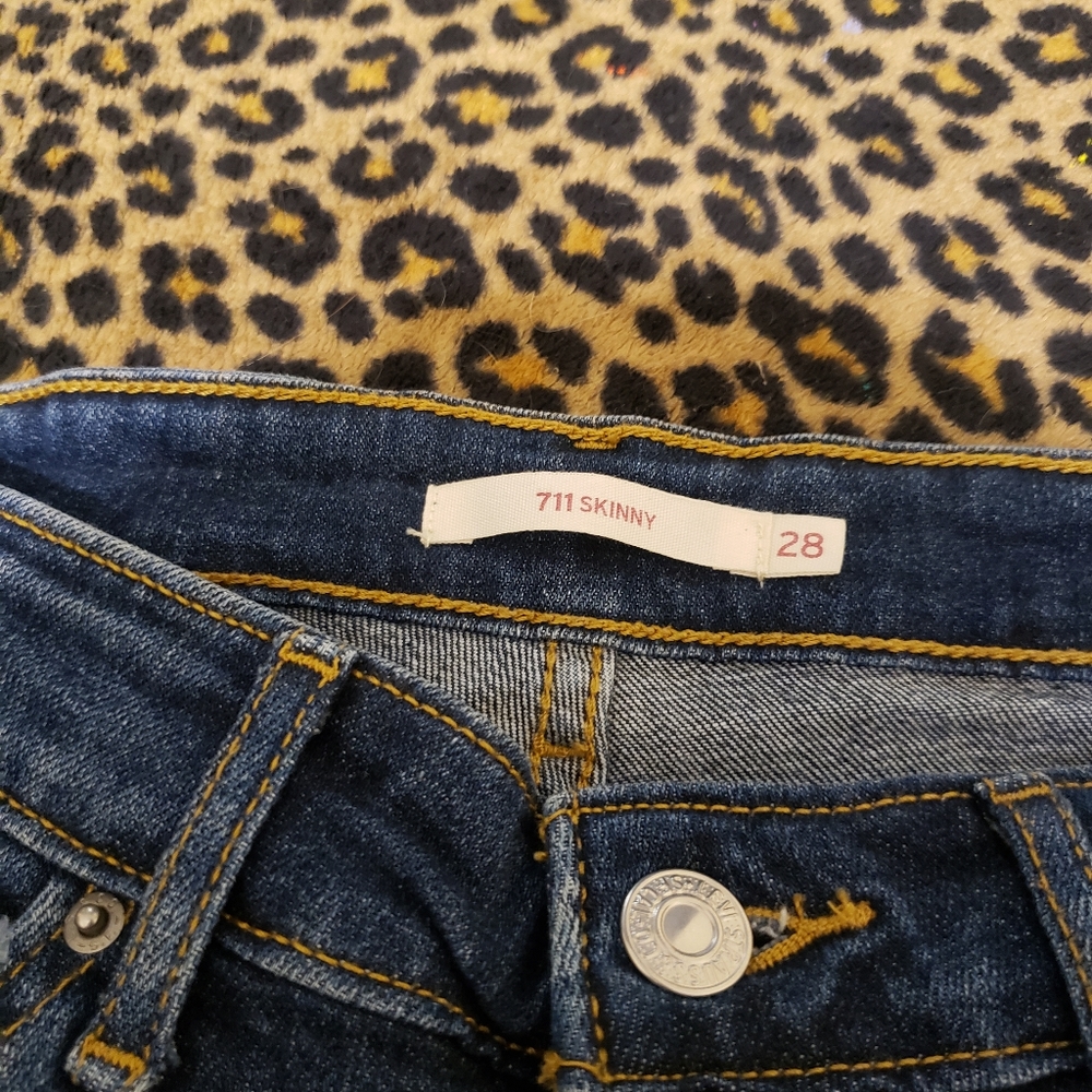 Womens Levi 711 Skinny